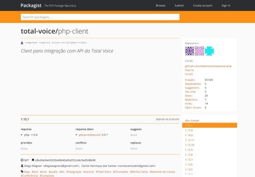 
                            12. total-voice/php-client - Packagist