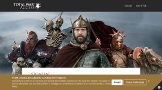 
                            9. Total War Access | Sign In