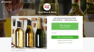 
                            8. Total Wine & More Delivery - Instacart