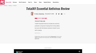 
                            13. TotalAV Essential Antivirus Review & Rating | PCMag.com
