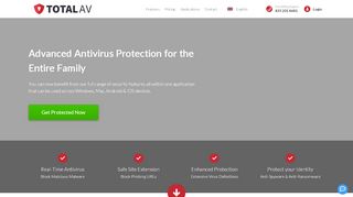 
                            8. TotalAV: Total Protection for Your Devices & Files
