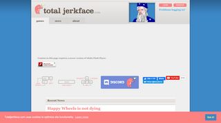 
                            3. Totaljerkface.com - Home Of Happy Wheels - Happy Wheels