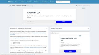 
                            5. totalsourcing.com: Total Sourcing - W3Stats