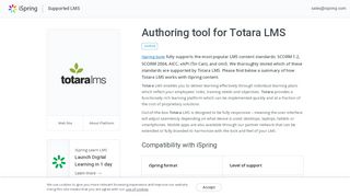 
                            11. Totara LMS and iSpring SCORM Course Compatibility