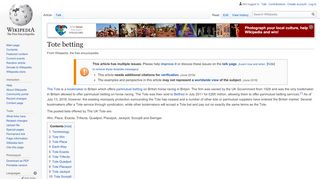 
                            9. Tote betting - Wikipedia