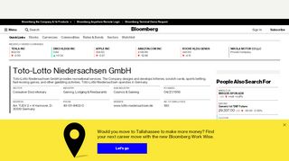 
                            10. Toto-Lotto Niedersachsen GmbH: Private Company Information ...