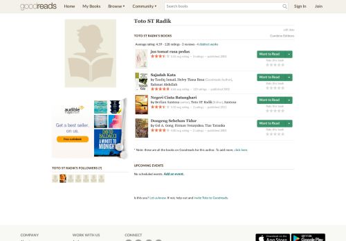 
                            11. Toto ST Radik ( of Sajadah Kata) - Goodreads