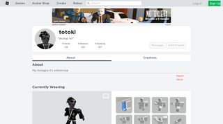 
                            12. totokl - Profile - Roblox