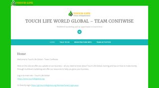 
                            13. TOUCH LIFE WORLD GLOBAL – TEAM CONFIWISE – Multilevel ...
