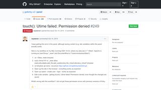 
                            11. touch(): Utime failed: Permission denied · Issue #249 · getkirby-v2 ...