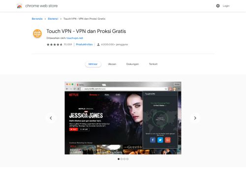 
                            1. Touch VPN - Google Chrome
