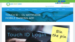 
                            10. TouchID login for Mobile & Online Banking | LINK CREDIT UNION