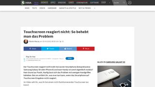 
                            4. Touchscreen reagiert nicht: So behebt man das Problem – GIGA