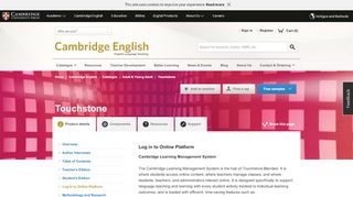 
                            2. Touchstone | Log in to Online Platform | Cambridge University Press