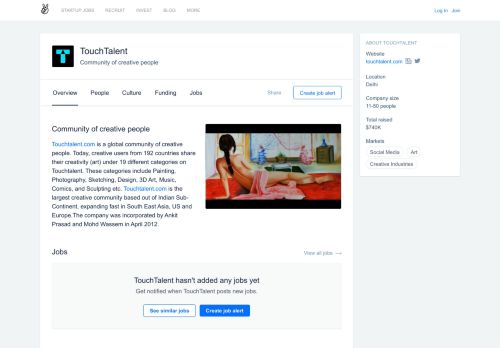 
                            4. TouchTalent Careers, Funding, and Management Team | AngelList