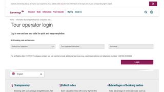 
                            1. Tour operator - Add to booking - Eurowings