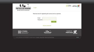 
                            12. Tour Operator Login - Portugal Golf Booking