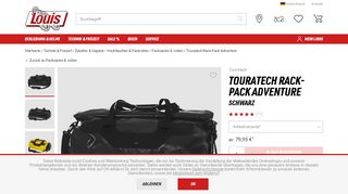 
                            9. Touratech Rack-Pack Adventure Schwarz kaufen | Louis Motorrad ...