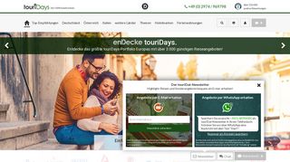 
                            1. touriDat.com: Kurzreisen und Hotelgutscheine bis -70%