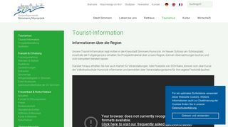 
                            8. Tourist-Information — Simmern