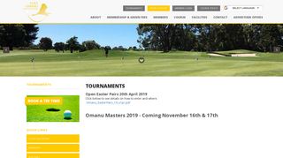 
                            8. Tournaments - Omanu Golf Club