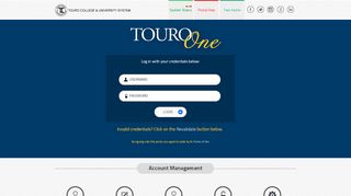 
                            1. TouroOne Portal - Touro College