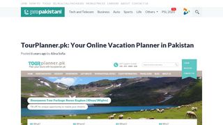 
                            5. TourPlanner.pk: Your Online Vacation Planner in Pakistan - ...