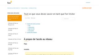 
                            3. Tout ce que vous devez savoir en tant que Fon Visitor – Bienvenue au ...