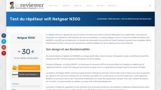 
                            12. Tout savoir sur le répéteur wifi N300 de Netgear avant d'acheter : Le ...