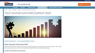 
                            4. Tout savoir sur Parcoursup - Cours Thalès