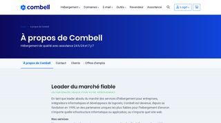 
                            8. Tout sur Combell, your host on the Internet