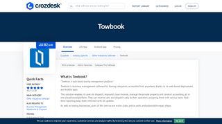 
                            9. Towbook Reviews, Pricing and Alternatives | Crozdesk