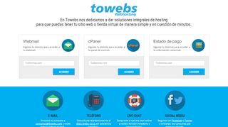 
                            3. Towebs | Soluciones integrales de hosting