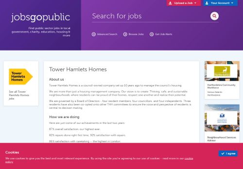 
                            10. Tower Hamlets Homes Jobs | Jobsgopublic - Public Sector ...