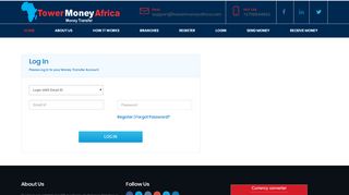 
                            7. Tower Money Transfer Service | Login