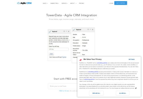 
                            2. TowerData | Agile CRM