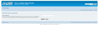 
                            8. Town of Salem Game Forums • User Control Panel • Send password ...