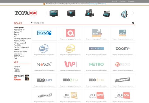 
                            7. TOYAGo - telewizja w telefonie, online