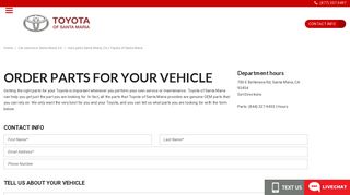 
                            12. Toyota Auto Parts Santa Maria | Car Accessories | Serving Orcutt, San ...