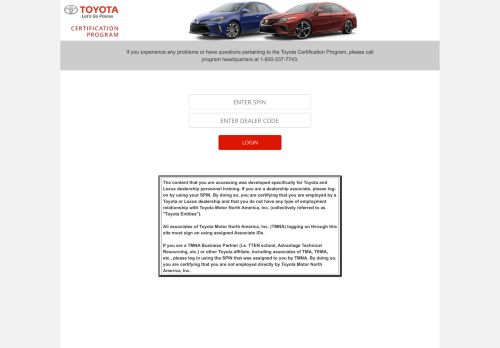 
                            11. Toyota Certification Program