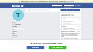 
                            8. Toyota Cfa.com/login-clientes - Inicio | Facebook
