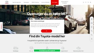 
                            3. Toyota Danmark | Find din ideelle Toyota-model