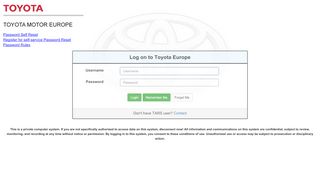 
                            2. TOYOTA EUROPE SECURITY SERVICES