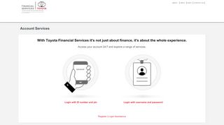 
                            3. Toyota Financial Services - Account Services