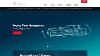 
                            5. Toyota Fleet Management: Fleet Management | Novated Leasing