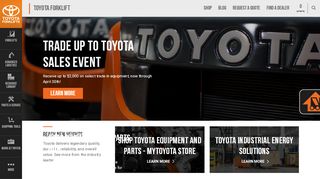 
                            9. Toyota Forklifts: Material Handling & Industrial Lift Equipment