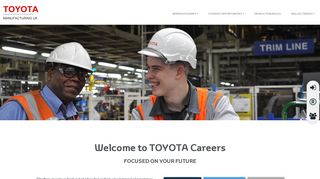 
                            12. TOYOTA Motor Manufacturing UK - Begin your Toyota journey now