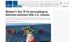 
                            12. Toys 'R' Us Canada experiencing growing U.S. sales | Windsor Star