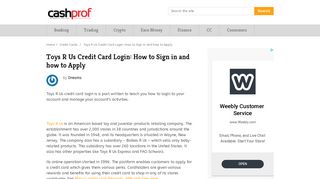 
                            9. Toys R Us Credit Card Login Guide - How to Login or Register ...