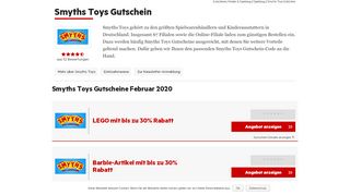 
                            11. ToysRus Gutschein Februar 2019 | 50% Rabatt + 9 zusätzl. sichern